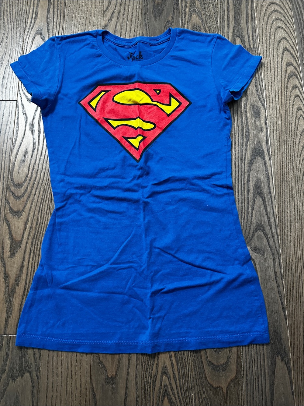 Blue Supergirl Logo Tee